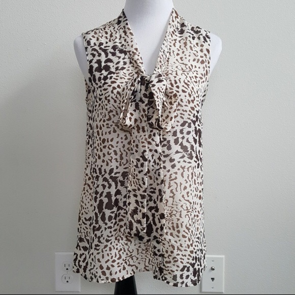 Leopard Bow Top - Picture 2 of 4